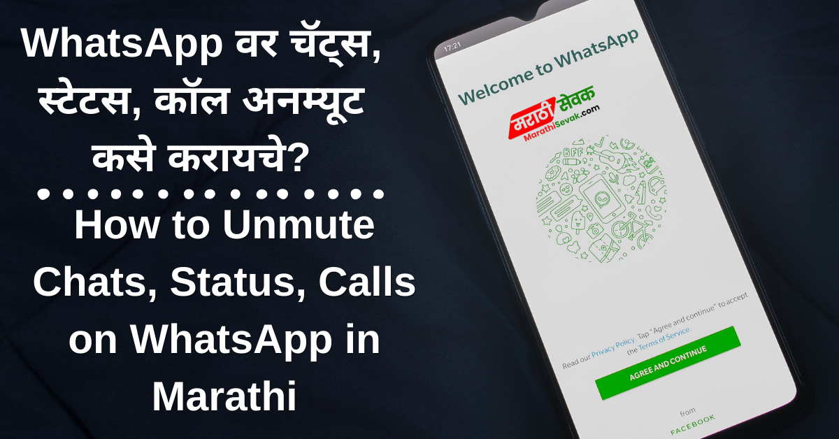How to Unmute Chats, Status, Calls on WhatsApp in Marathi